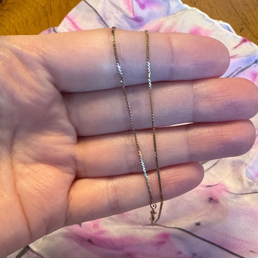 Vintage 14k gold chain necklace